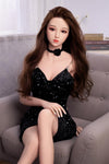Kiyomi - Sex doll asiatique glamour en robe noire