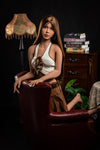 Léorine - Sex doll brune européenne à petite poitrine