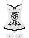 Lingerie corset sexy noire pour sex doll