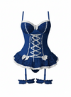Lingerie corset sexy noire pour sex doll