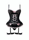 Lingerie corset sexy noire pour sex doll