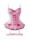 Lingerie corset sexy noire pour sex doll