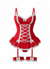 Lingerie corset sexy noire pour sex doll