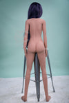 Lucina - Sex doll brune intense aux yeux bleus