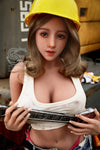 Macy - Sex doll blonde au style ouvrière sexy américaine