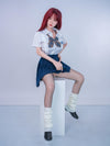Mireha - Sex doll japonaise en silicone aux cheveux rouges