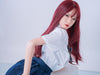 Mireha - Sex doll japonaise en silicone aux cheveux rouges