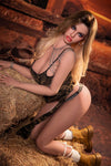 Montessa - Sex doll blonde bimbo au style cowgirl