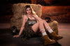 Montessa - Sex doll blonde bimbo au style cowgirl