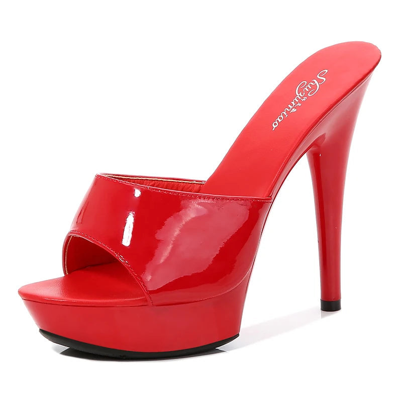 Mules à talons de 13 cm pour sex doll