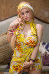 Nahla - Sex doll blonde pulpeuse de 140 cm
