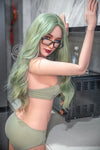 Nerelle - Sex doll skinny aux cheveux verts