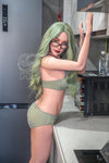 Nerelle - Sex doll skinny aux cheveux verts