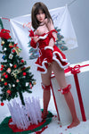 Neva - Sex doll brune en tenue de Noël sexy