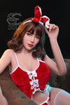 Ninon - Sex doll brune en tenue de bunny girl ultra sexy