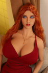 Noémie - Sex doll rousse glamour aux yeux bleus