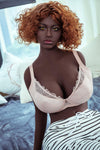 Nyzha - Sex doll noire pulpeuse de 158 cm