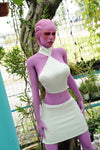 Omynia - Sex doll extraterrestre à la peau violette de 170 cm