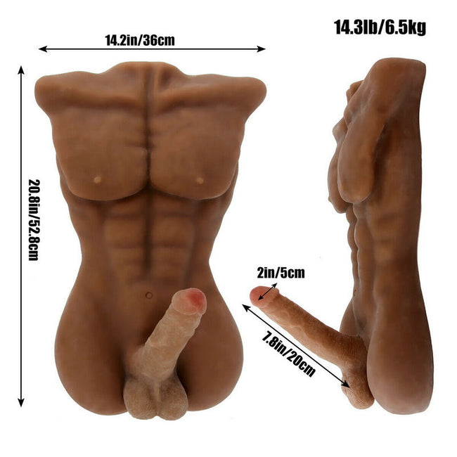 Torso Sexuel Homme Noir