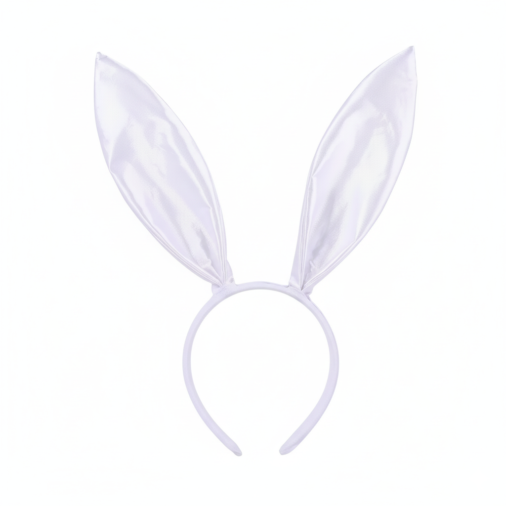 Serre-tête oreilles de lapin blanc pour sex doll