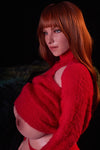 Soline - Sex doll rousse aux formes XXL en silicone