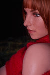Soline - Sex doll rousse aux formes XXL en silicone