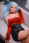 Solvia - Sex doll nordique aux cheveux bleus glacés