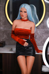 Solvia - Sex doll nordique aux cheveux bleus glacés