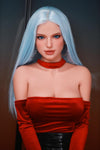 Solvia - Sex doll nordique aux cheveux bleus glacés