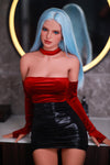 Solvia - Sex doll nordique aux cheveux bleus glacés
