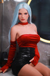Solvia - Sex doll nordique aux cheveux bleus glacés