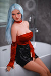 Solvia - Sex doll nordique aux cheveux bleus glacés