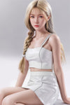 Suki - Sex doll asiatique blonde aux tresses élégantes