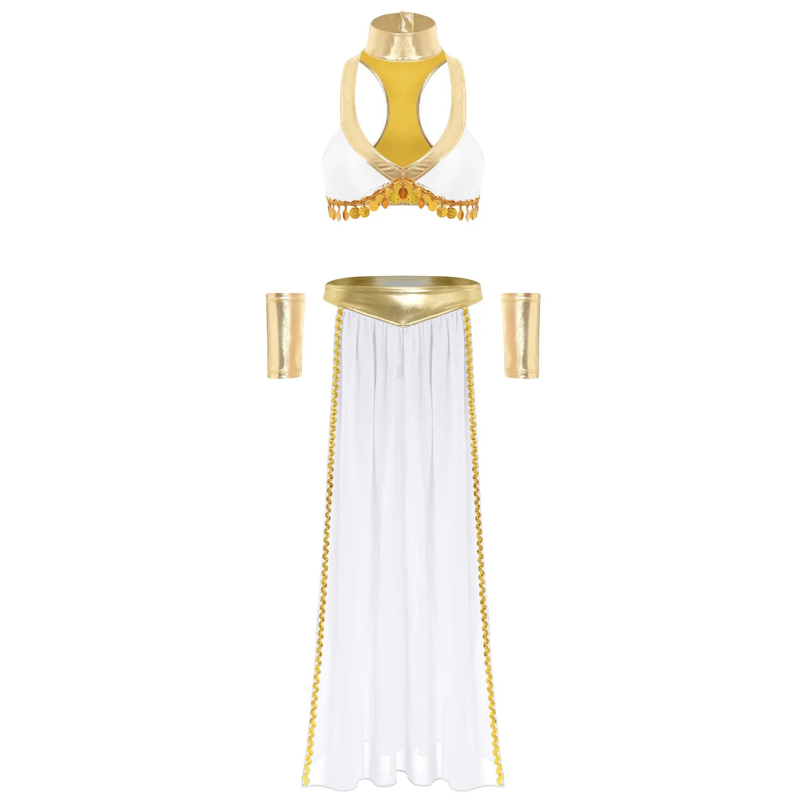 Tenue de Cléopâtre blanche pour sex doll