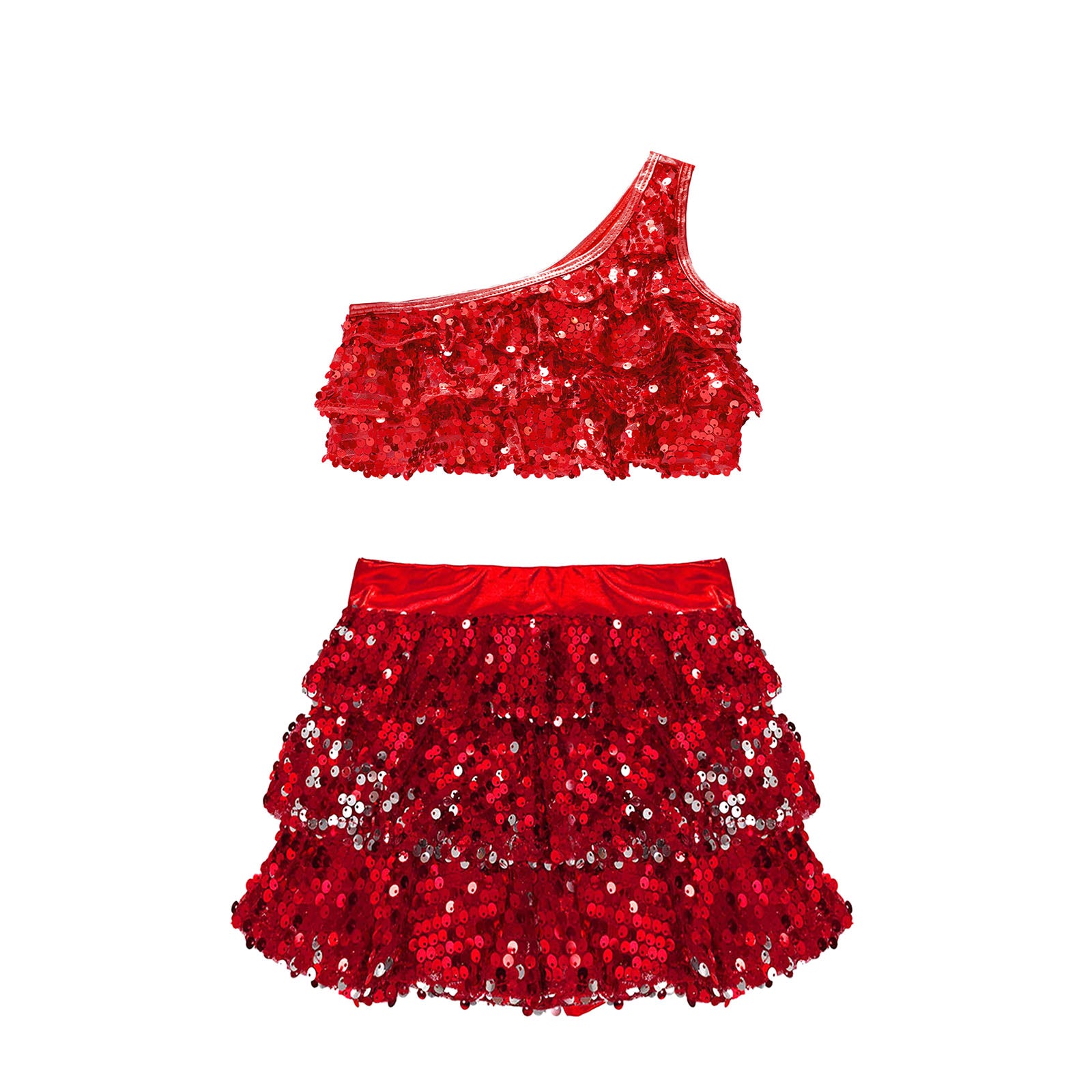 Tenue de danseuse sexy rouge pour sex doll