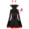Tenue de diablesse rouge pour sex doll