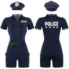 Tenue de policière pour sex doll bleu marine