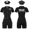 Tenue de policière pour sex doll bleu marine