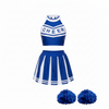 Tenue de pom-pom girl bleue pour sex doll