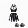 Tenue de pom-pom girl bleue pour sex doll