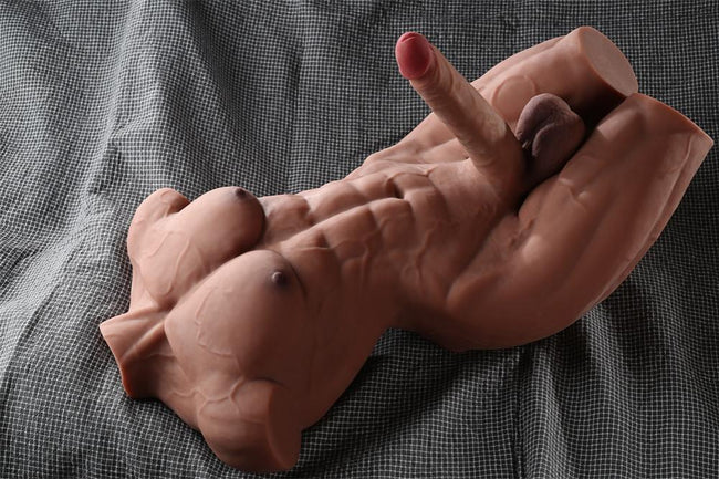 Torse Sexuel Homme Musclé Intégral avec Cuisses