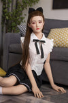 Touka - Sex doll japonaise en tenue noire et blanche