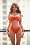 Velislava - Sex doll brune aux yeux bleus