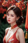 Xialin - Sex doll chinoise en robe traditionnelle