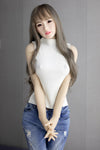 Yorie - Sex doll asiatique aux cheveux cendrés