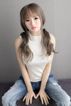 Yorie - Sex doll asiatique aux cheveux cendrés