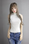 Yorie - Sex doll asiatique aux cheveux cendrés