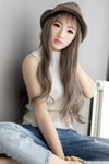 Yorie - Sex doll asiatique aux cheveux cendrés