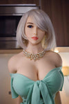 Scarlett - Sex doll élégante de 173 cm aux cheveux argentés