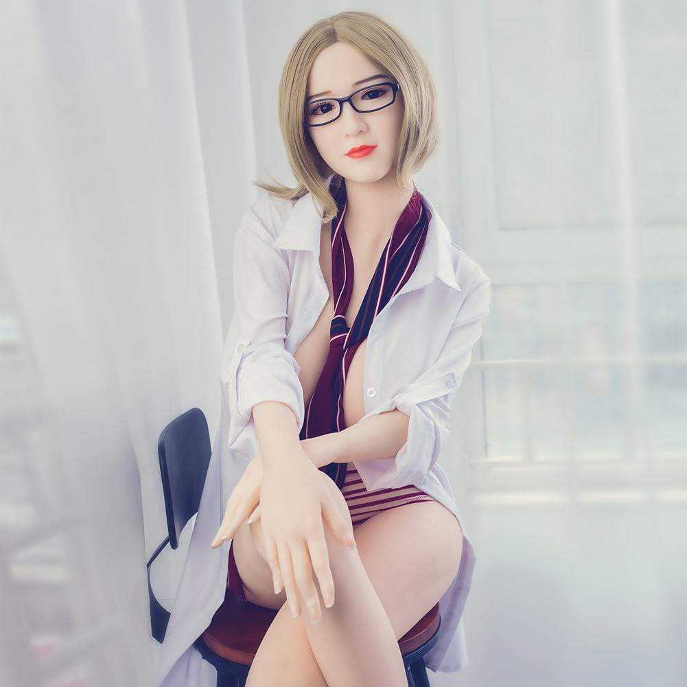 Ulie - Sex doll secrétaire blonde sexy et réaliste de 168 cm